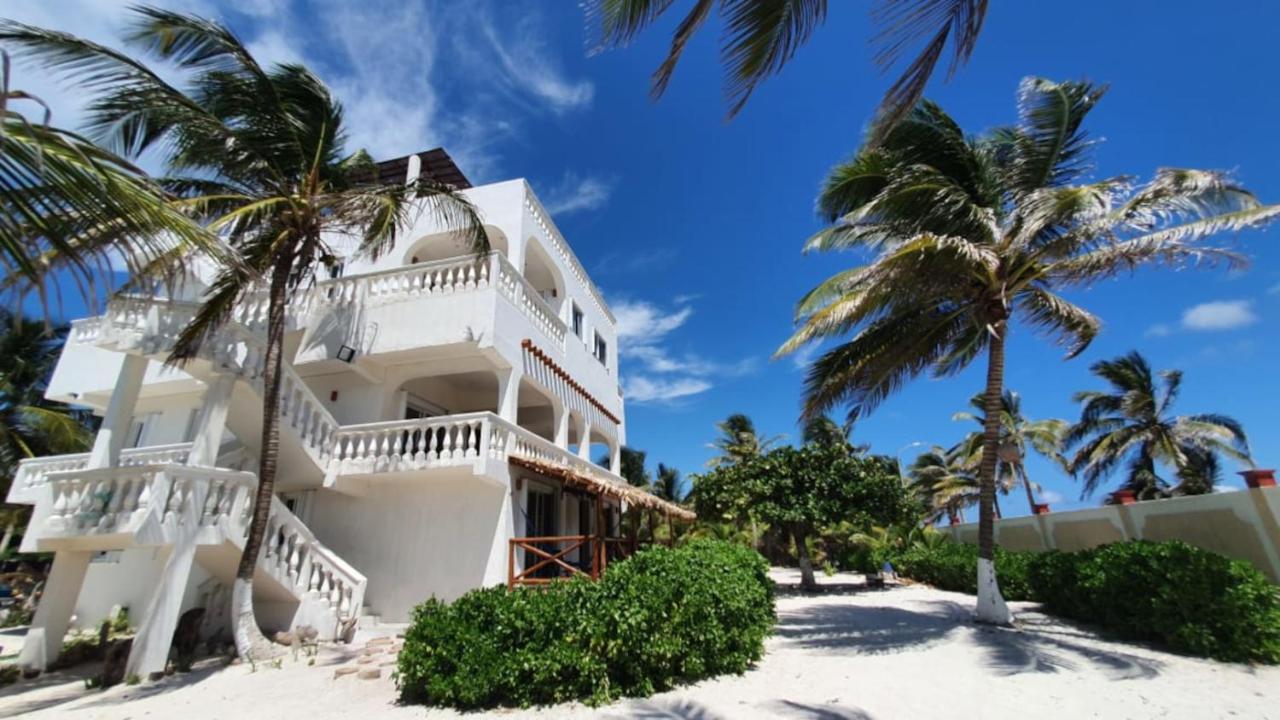 Caribbean Casa Blanca Apartment Xcalak Bagian luar foto